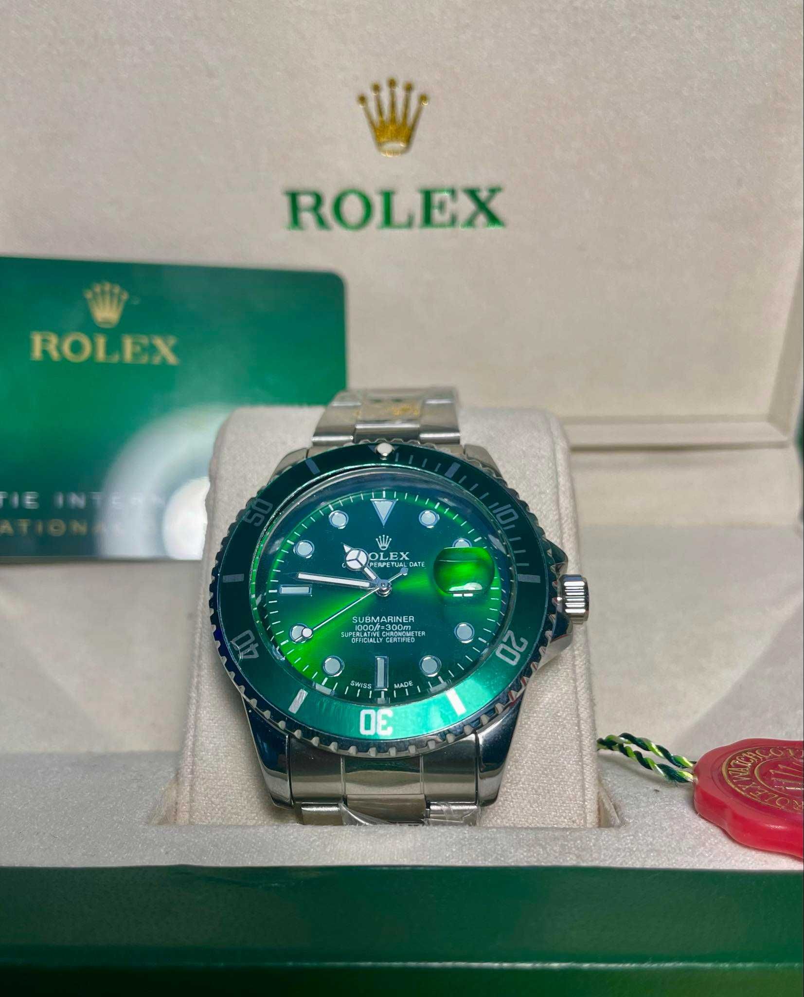 Promocja! Zegarek Rolex Submariner Hulk Date! 42mm AAA Zestaw