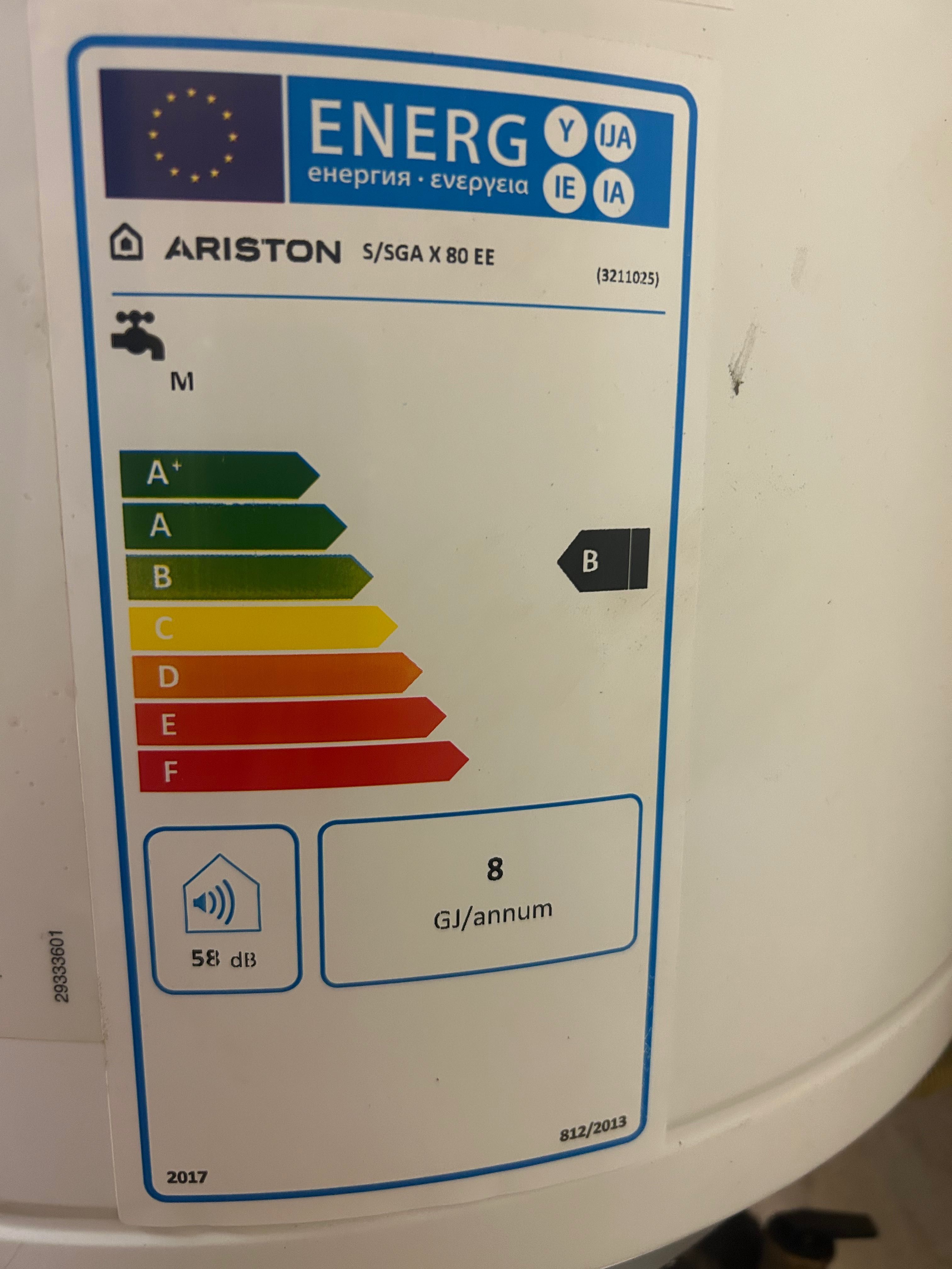 Piec - podgrzewacz Ariston S/SGA X 80 EE