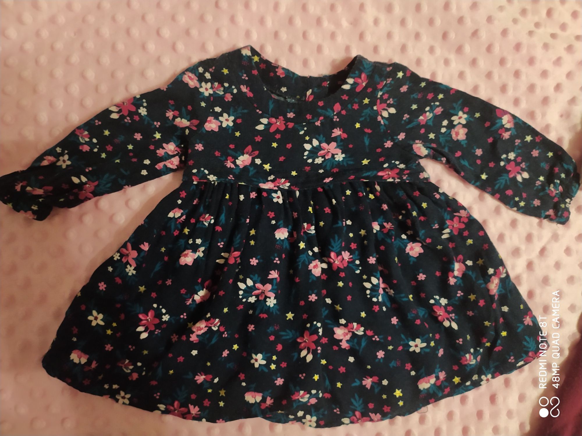 Primark-sukienka, kamizelka i rajstopki r. 62