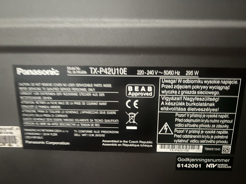 Lcd Panasonic (nao aceito mbway )