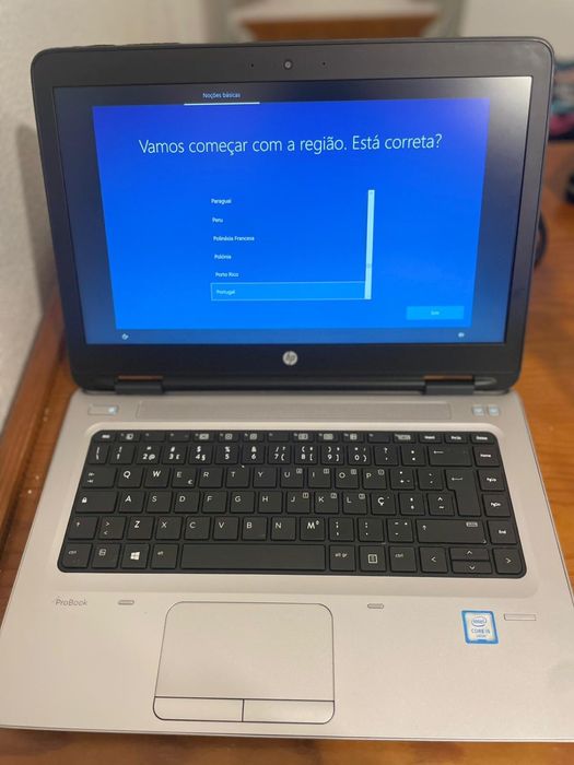HP Probook 640 G2 usado com marcas de uso.