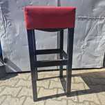 Krzesło barowe hoker 80cm 36cm 36cm czerwony