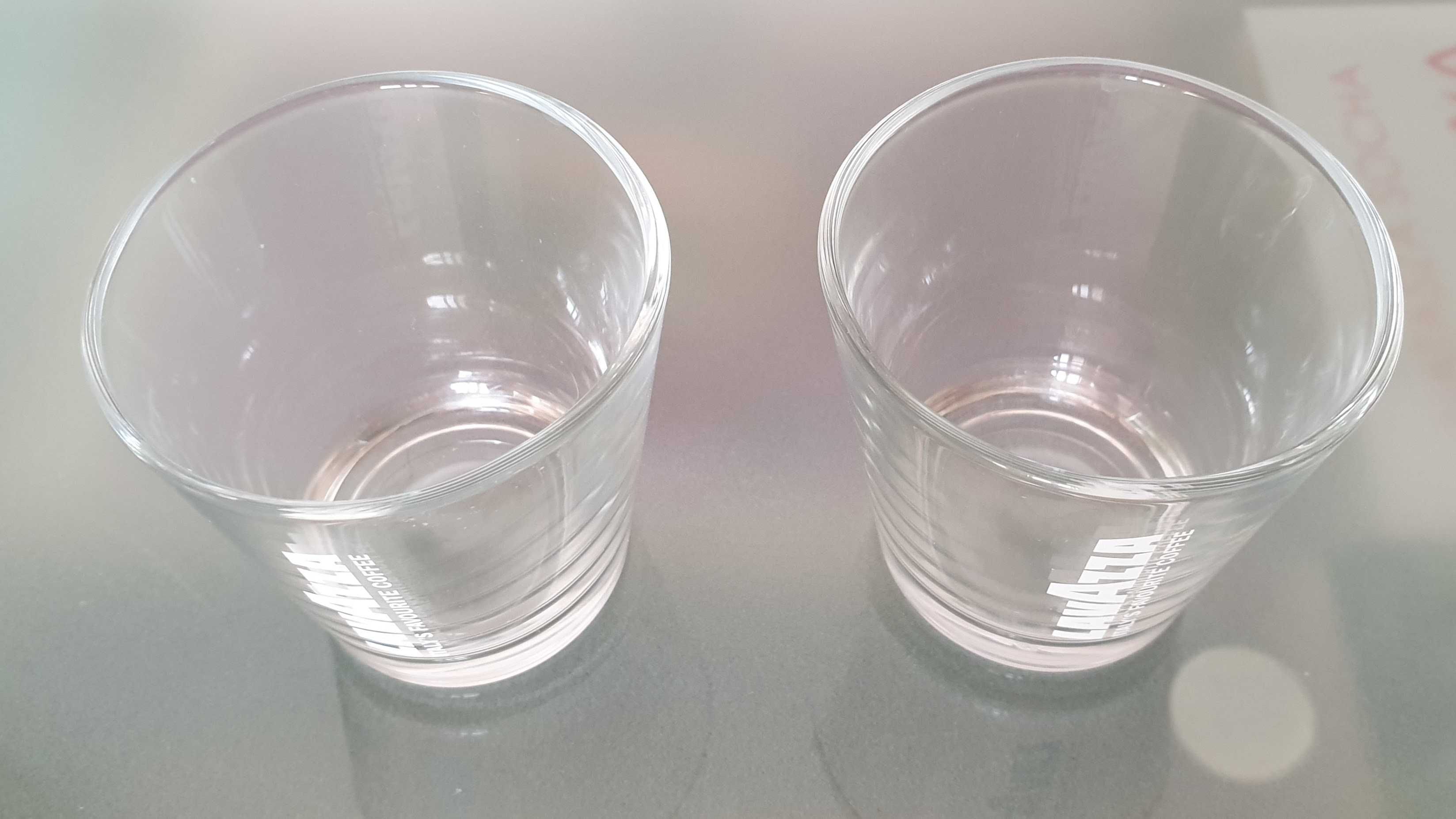 Szklaneczki Lavazza do kawy espresso