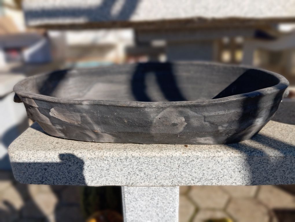 Conjunto de travessas de barro preto