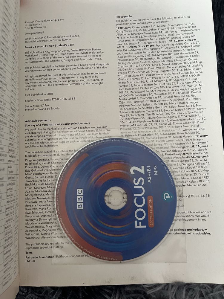 Focus 2, podręcznik
