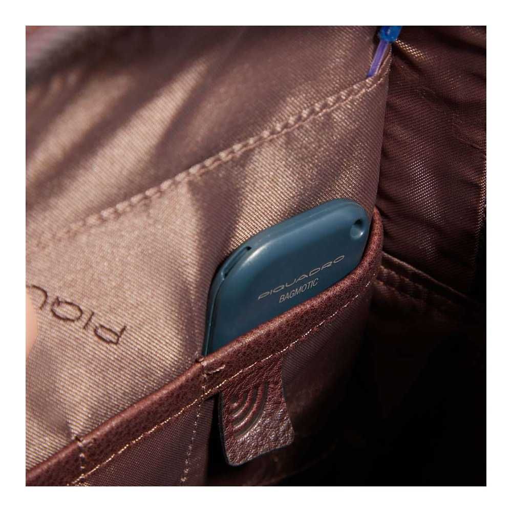 Чоловіча шкіряна сумка Piquadro Paavo Dark Brown CA5937S122TM коричнев