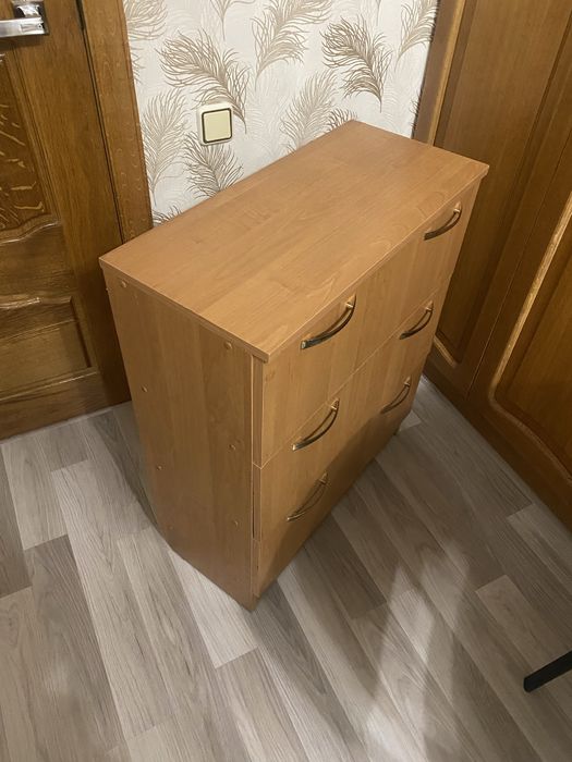 Тумба для взуття та дзеркало