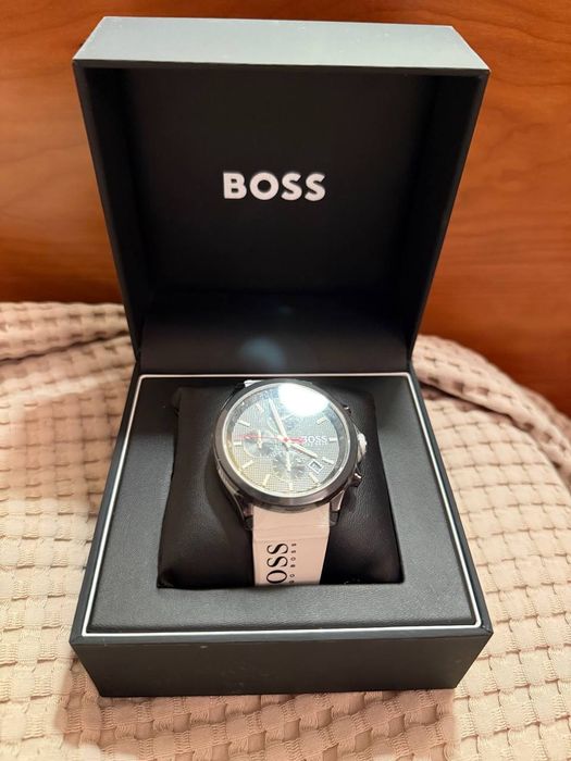 Nowy! Zegarek męski Hugo Boss velocity bialy