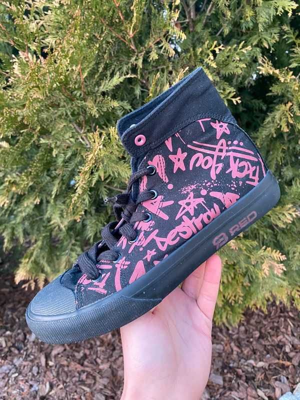 Sneakersy tenisówki EMP Red r.39 super stan