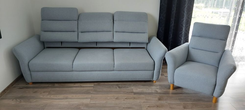 Sofa kanapa wersalka wypoczynek + fotel