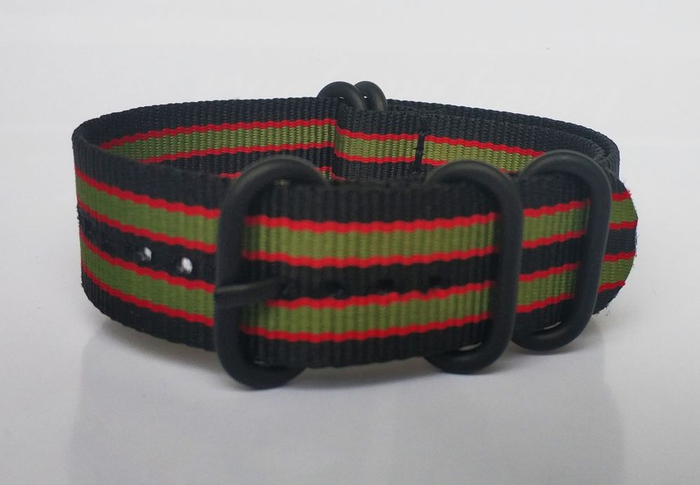 Pasek do zegarka Nato Zulu Strong PVD 22 mm
