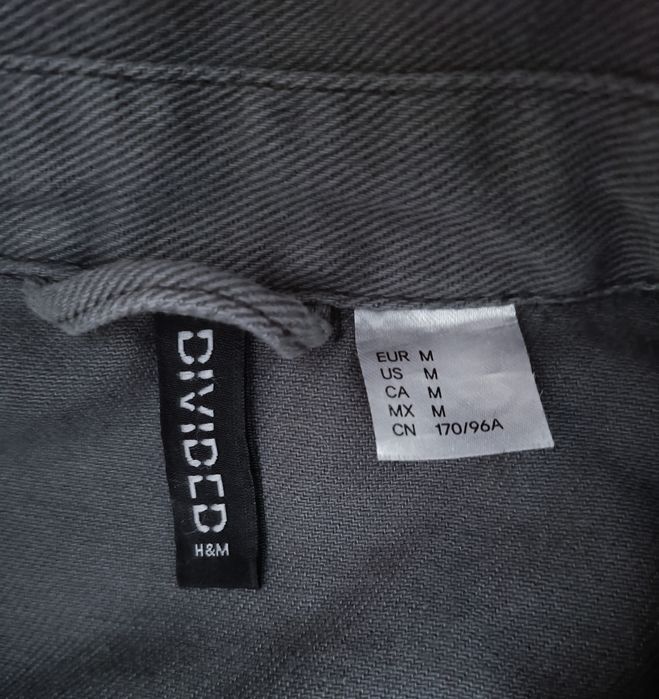 Котонова куртка рубашка H&M