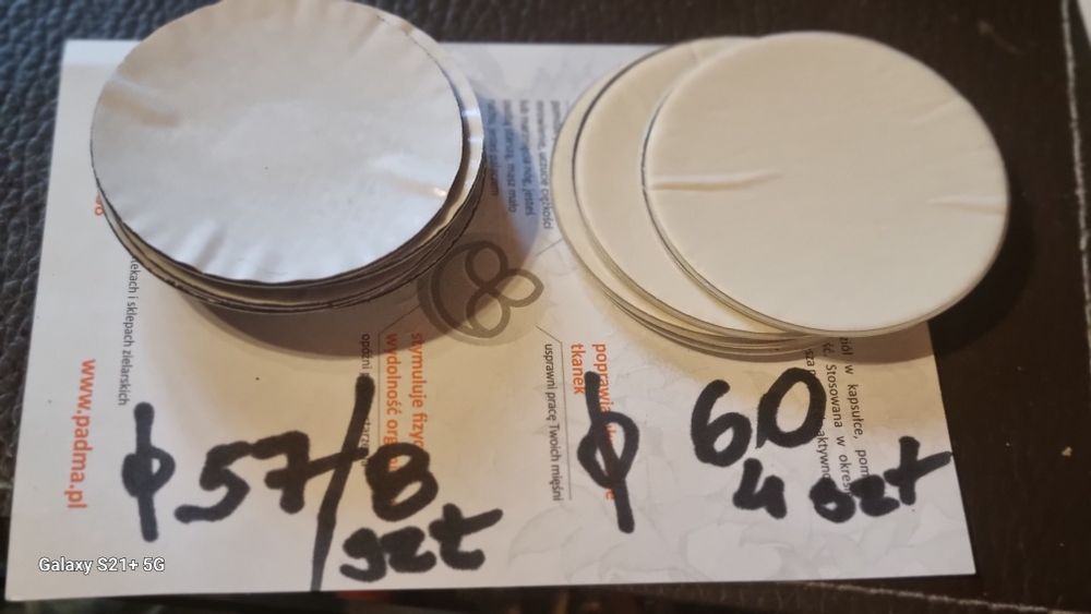 Naklejki na dekielki samochodowe  opel aluminium