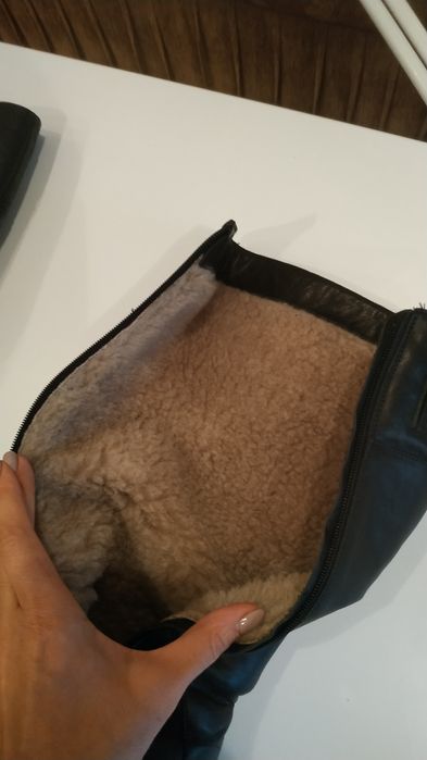 Продам Кожаные сапоги