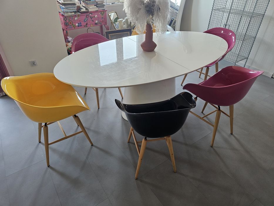 Krzesło kubełkowe z oparciem Kare design