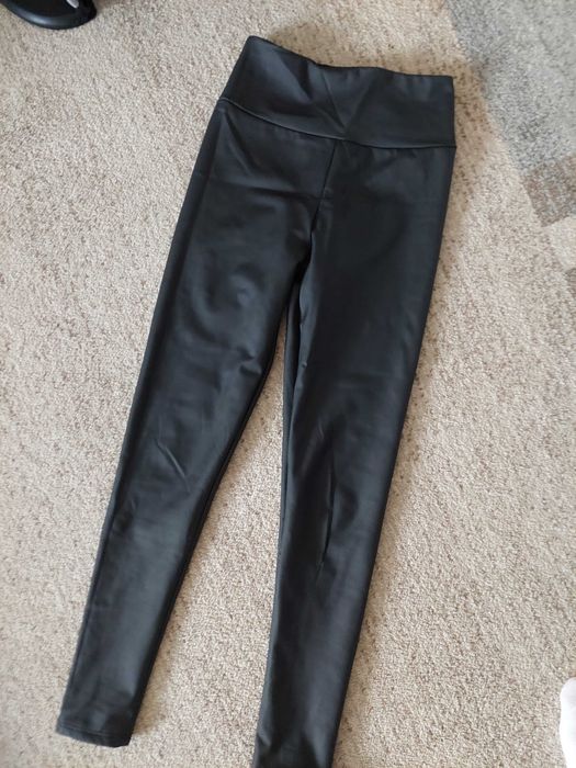 Жіночі штани скіні чорного кольору, ціна за двоє