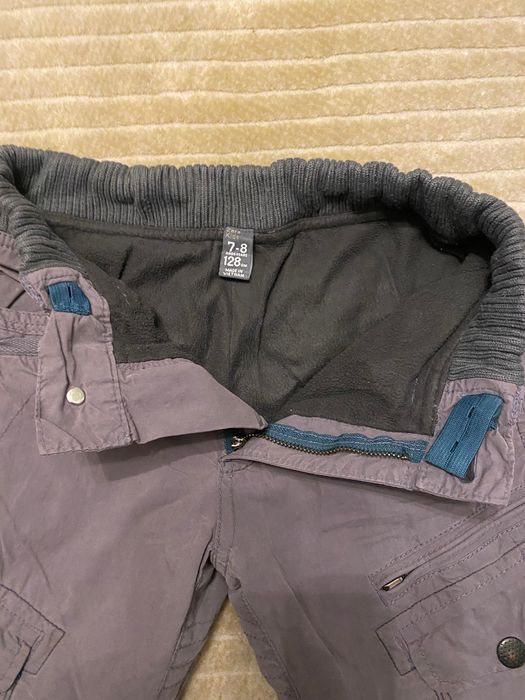 Spodnie ocieplane, Zara; rozm. 128