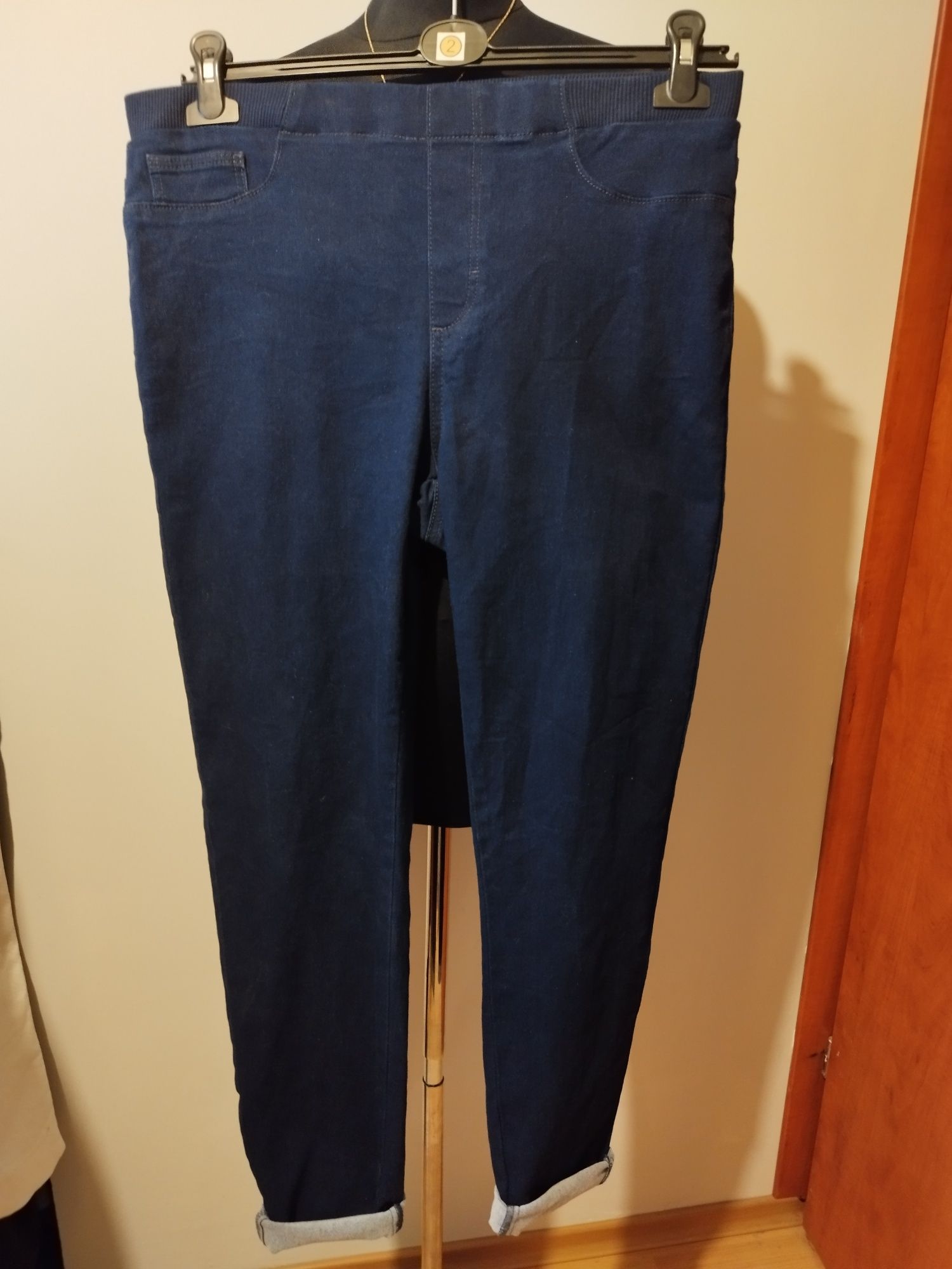 Spodnie jeansowe wysoki stan na rm 44