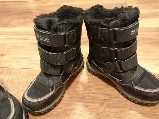 Buty zimowe  śniegowce Kappa dla bliźniaków