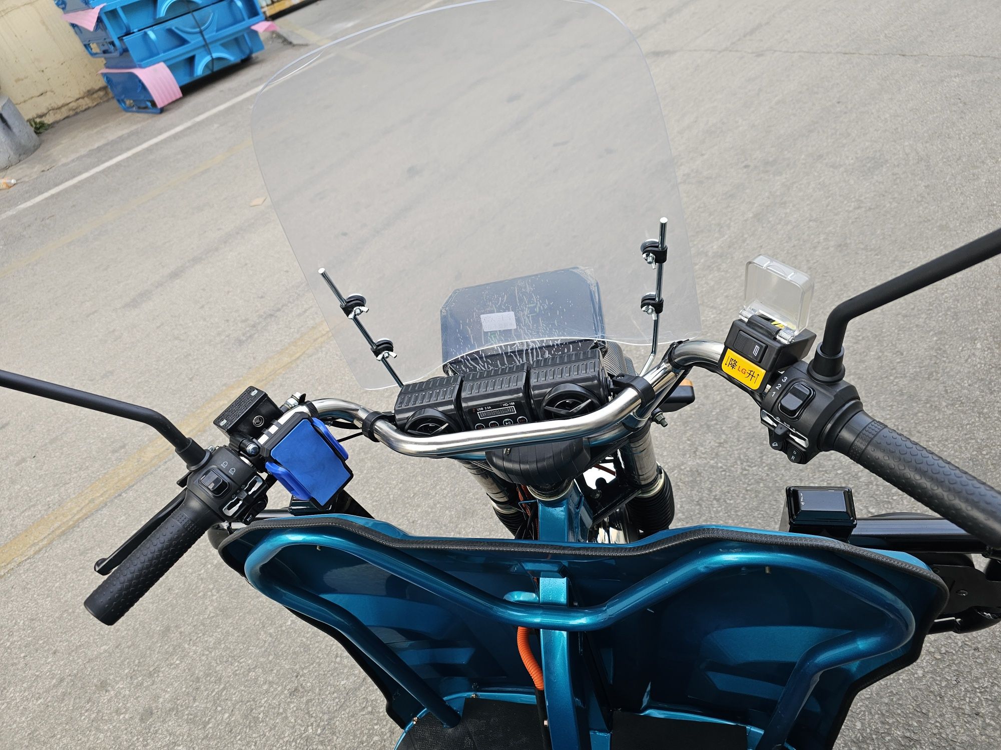 Трицикл ГІБРИДНИЙ 500км запас ходу. SokMoto CARGO