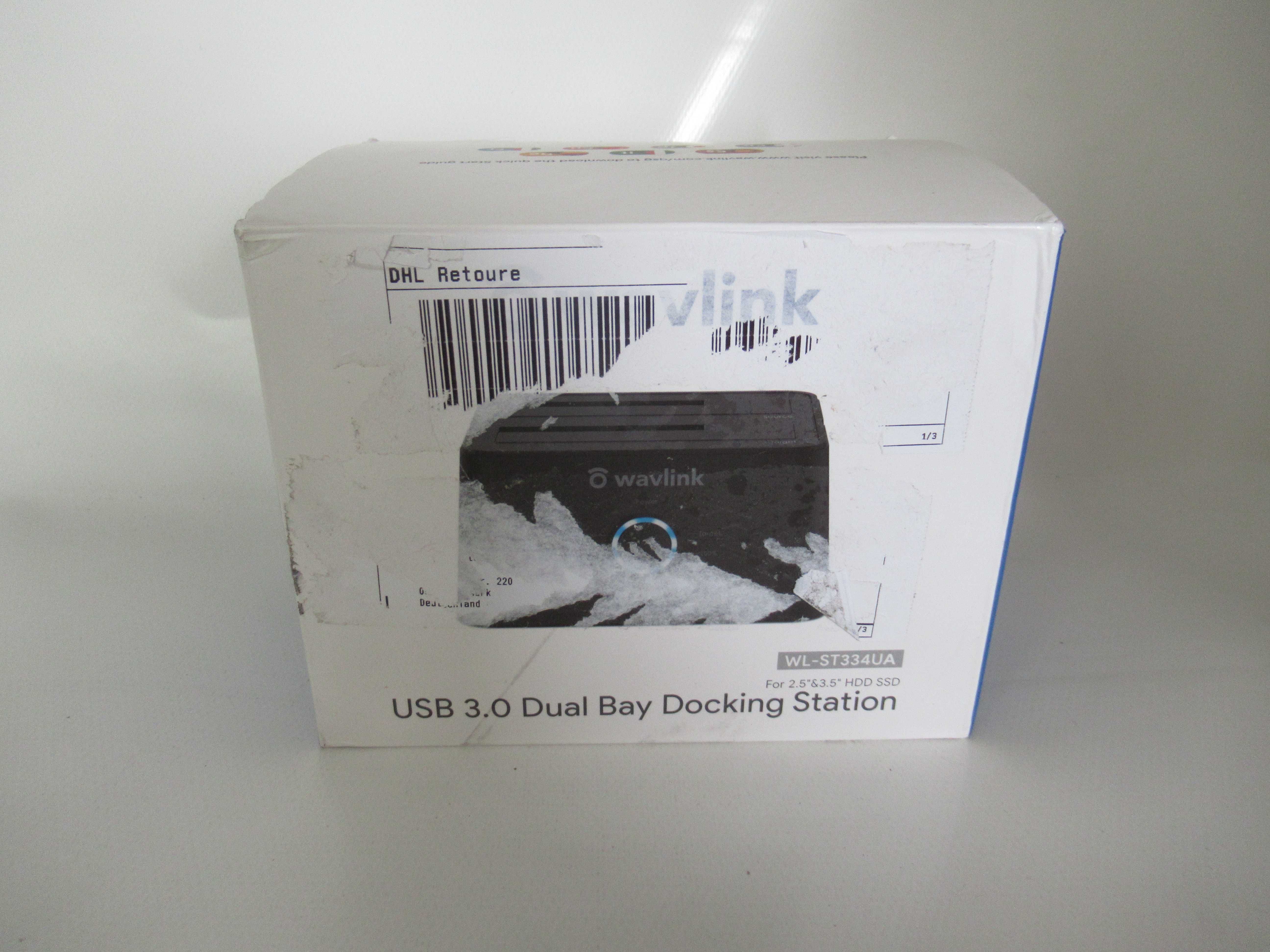 Wavlink 12 TB USB 3.0 Dual Bay Zewnętrzna Stacja Dokująca
