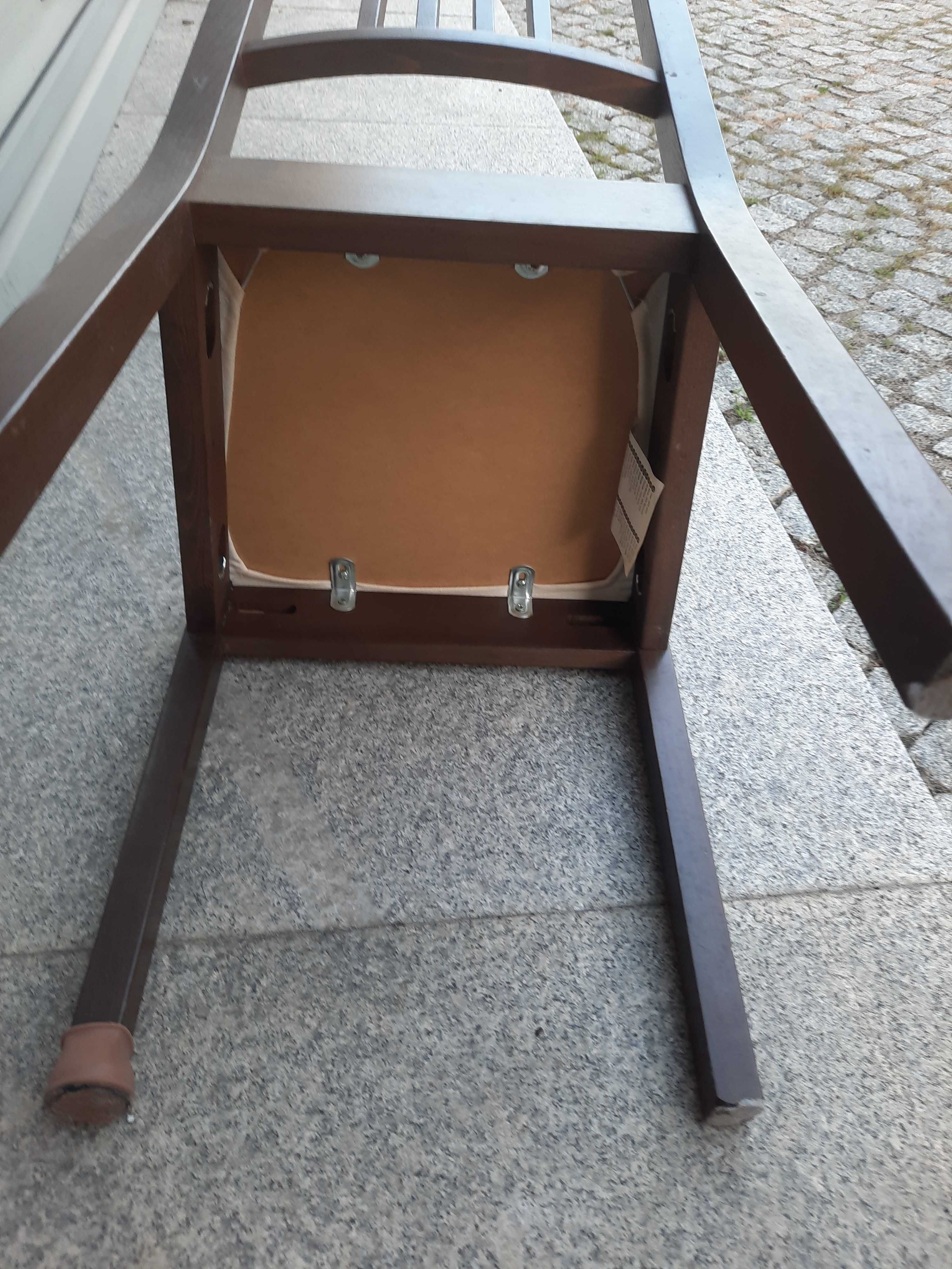 Krzesło pokojowe Ikea Bojre brązowe używane