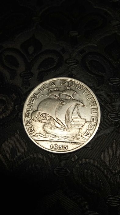 Moeda de prata de 1955