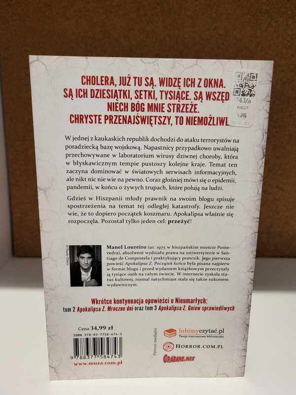 Apokalipsa Z: Początek końca - Manel Loureiro Apokalipsa Z (tom 1)