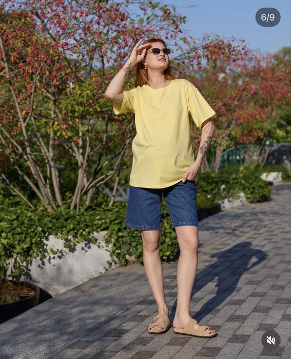 Джинсові шорти для вагітних