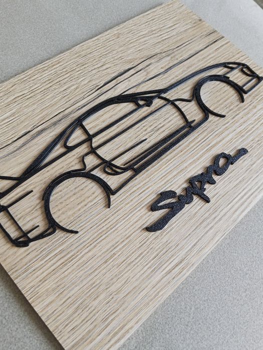 Tabliczka na ścianę Toyota Supra