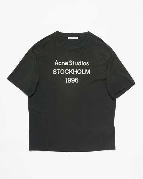Футболка Acne Studios Exford 1996 T-Shirt Faded Black