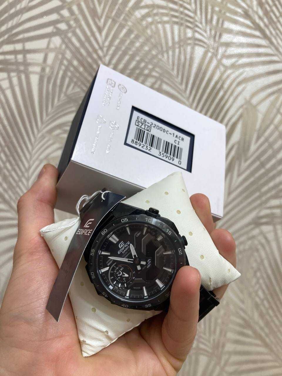 Часы Casio Edifice Windflow
ECB2200DC-1A, карбон