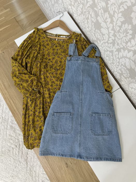 Комплект речей платя , джинсовий сарафан Next розмір 11 років 146 см