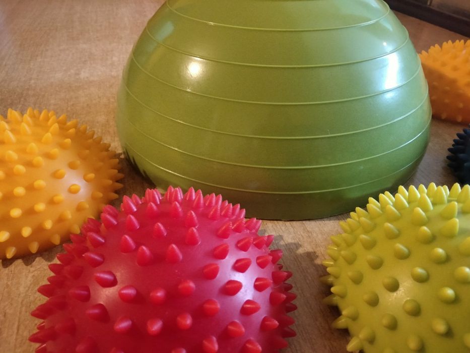 Zestaw kolorowych półkul - nowy