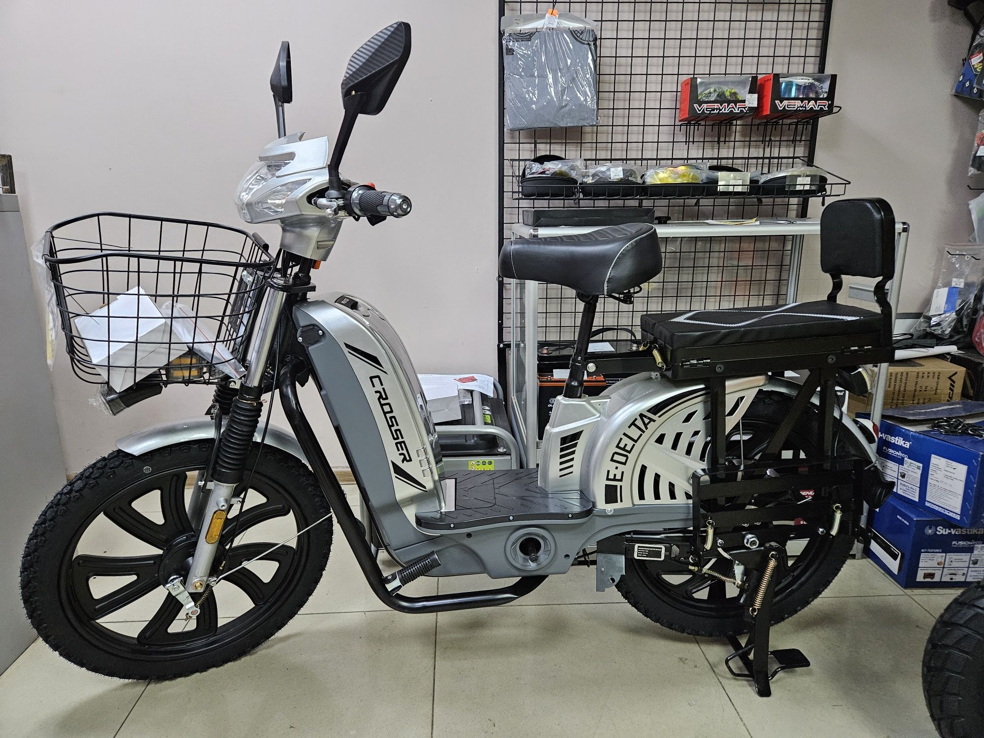 Електромопед 800W 60V 15Ah E-Delta электромопед електроскутер