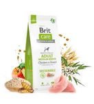 Корм для собак середніх пор Brit Care Adult Medium Breed, курка/комахи