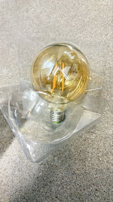 LED Żarówka LEDSTAR Amber 3 szt G95 E27/8W/230V 2200K