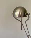 Lampa stojąca podłogowa | stal regulowana lata 80/90 modernizm