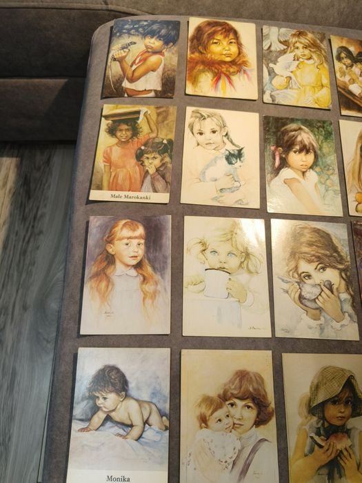 Pocztówki dzieci D. Muszyńska -Zamorska 28szt.