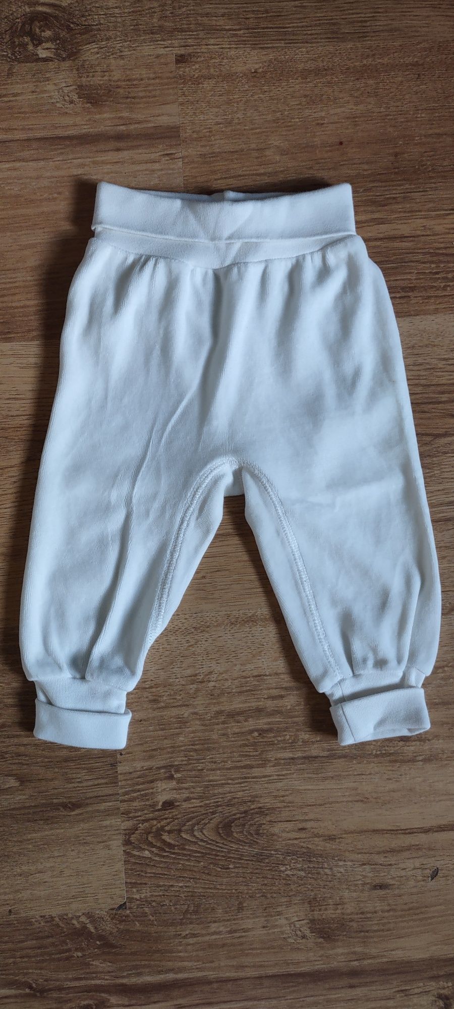 spodnie białe h&m 68