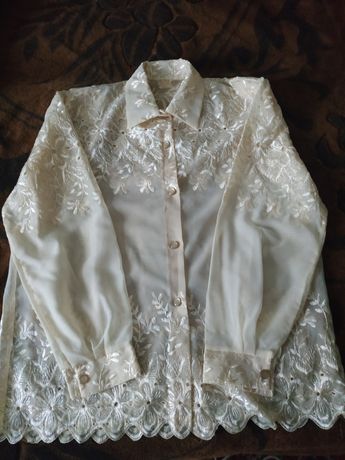 Блузка  с подкладкой