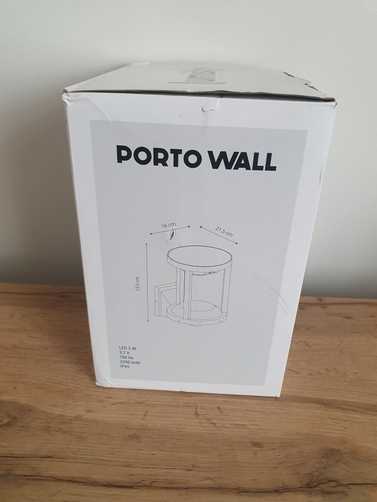 Lampa Solarna ścienna PORTO WALL Lumisky
