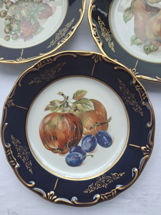 Тарілки Weimar кобальт