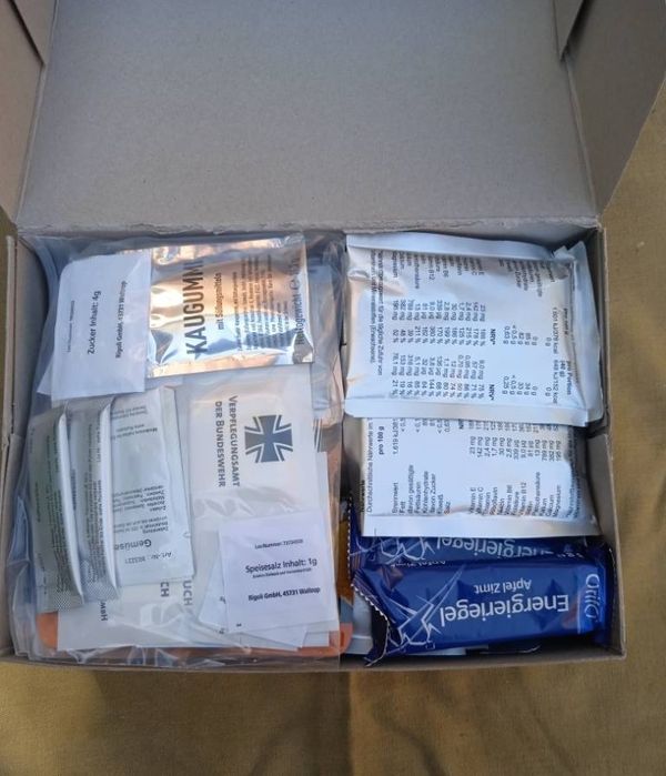 Сухпай армії Німеччини/Бундесвер/ИРП/МРЕ/MRE