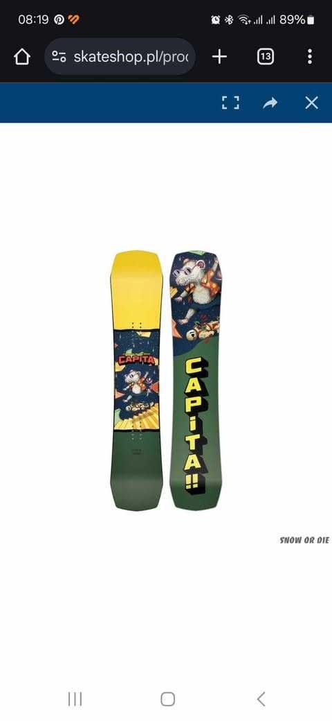 Snowboard capita children of the gnar 137
