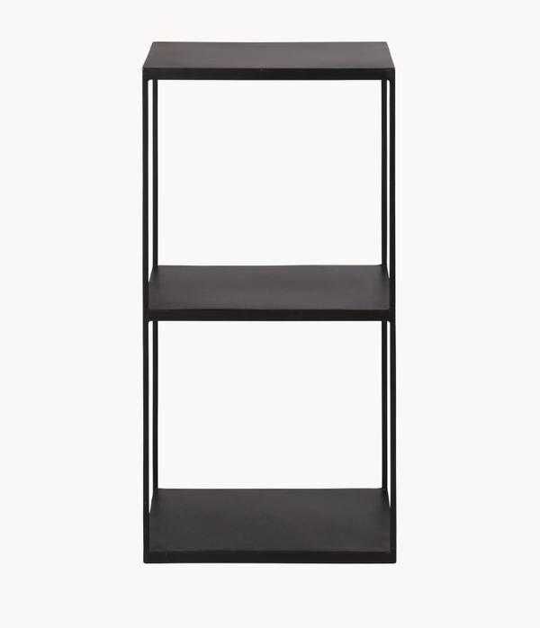 Regał czarny minimalistyczny z metalu Expo Zago 43 x 33 x 86 cm