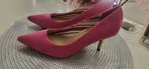 Sapatos Salto Alto Médio - Rosa 36