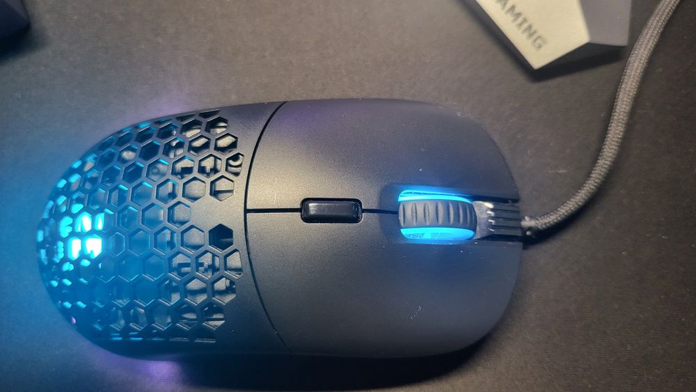 Мышь 2E Gaming HyperDrive Pro RGB USB Black + хаб,тримач провода,картр