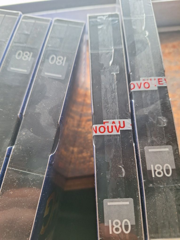 Cassetes vhs Philips HG 180m 6 un NOVAS