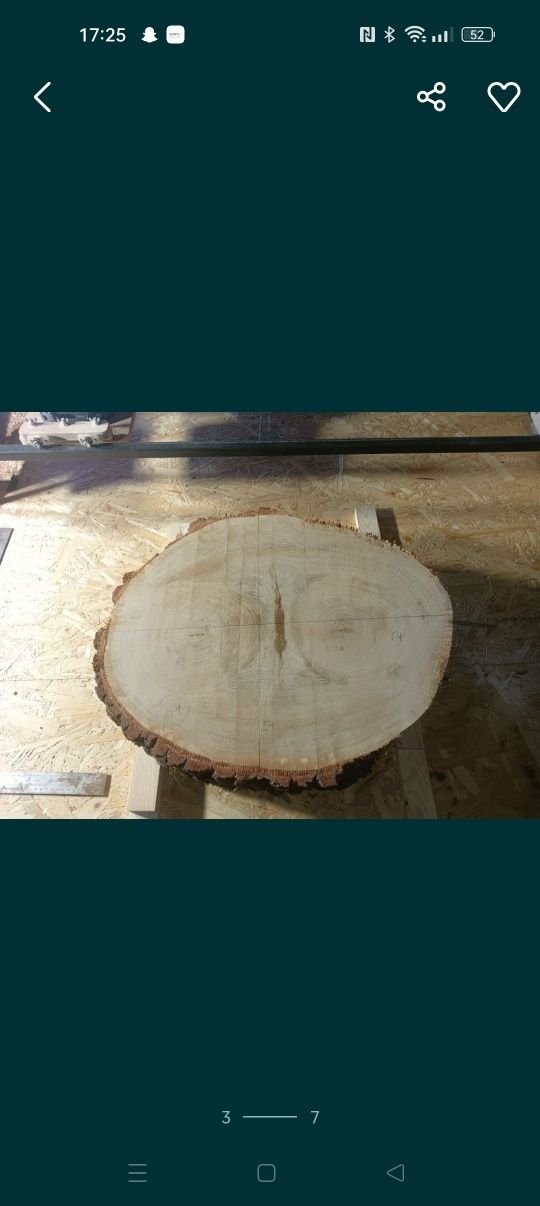 Plaster drewna dębowego